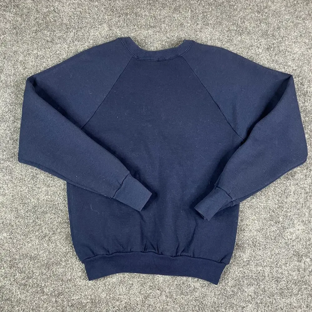 Fruit of the Loom Sweatshirt Mens M Navy Blue Graphic Mount Washington USA VTG - Picture 6 of 7
